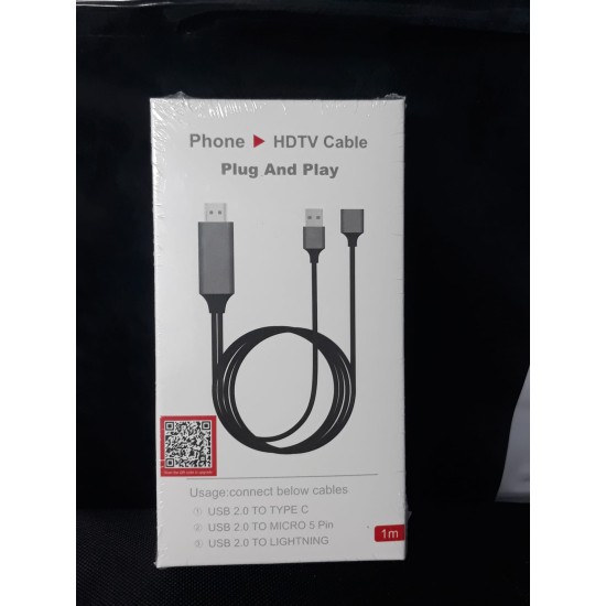 CABO DE DADOS  HDTV CABLE PLUG AND PLAY